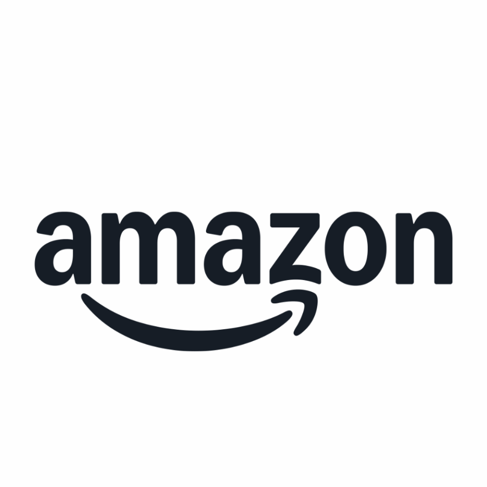 Amazon logo in black