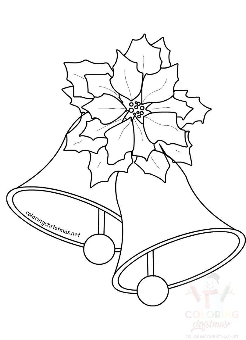christmas bell flower poinsettia