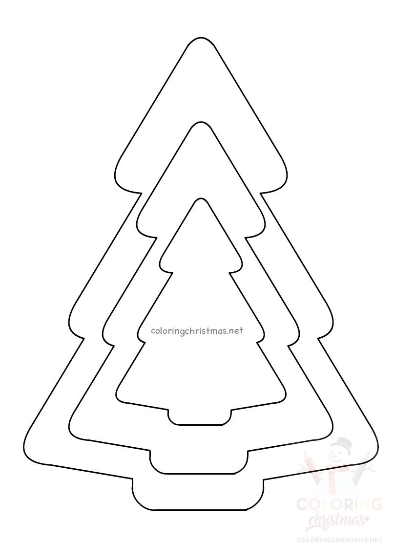 christmas tree templates