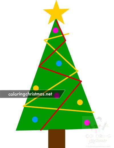 Stylized Christmas tree