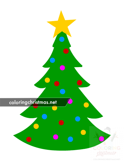 christmas tree colorful lights