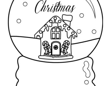 gingerbread house snow globe